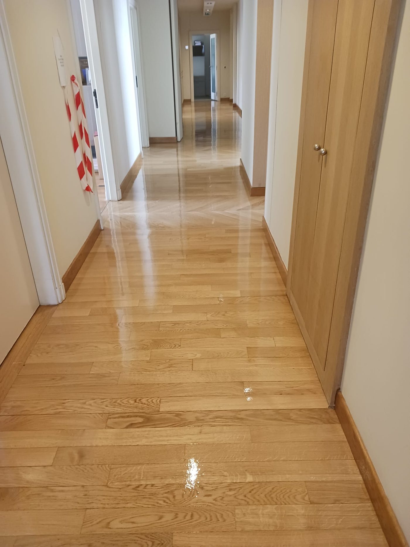 Couloir lames vitrifiées